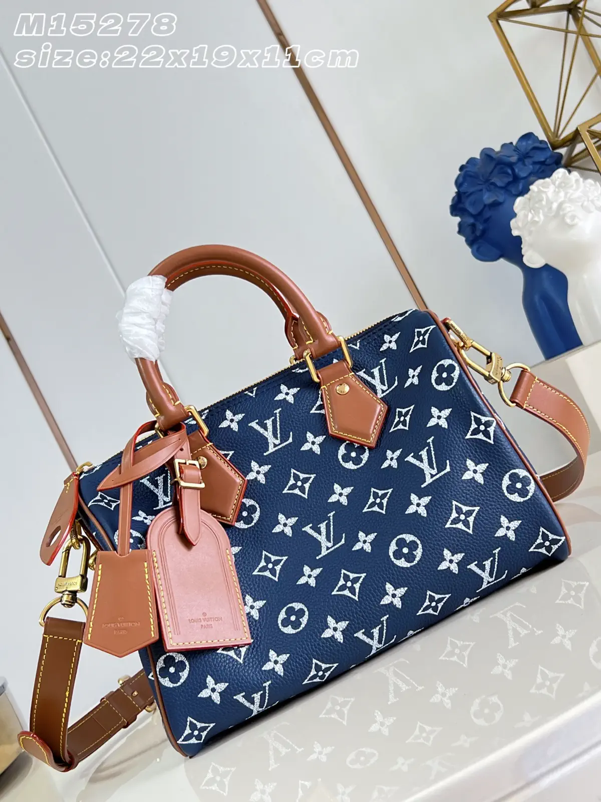 Louis Vuitton Speedy P9 Bandoulière 25 Monogram Leather Top Handle Bag image 1