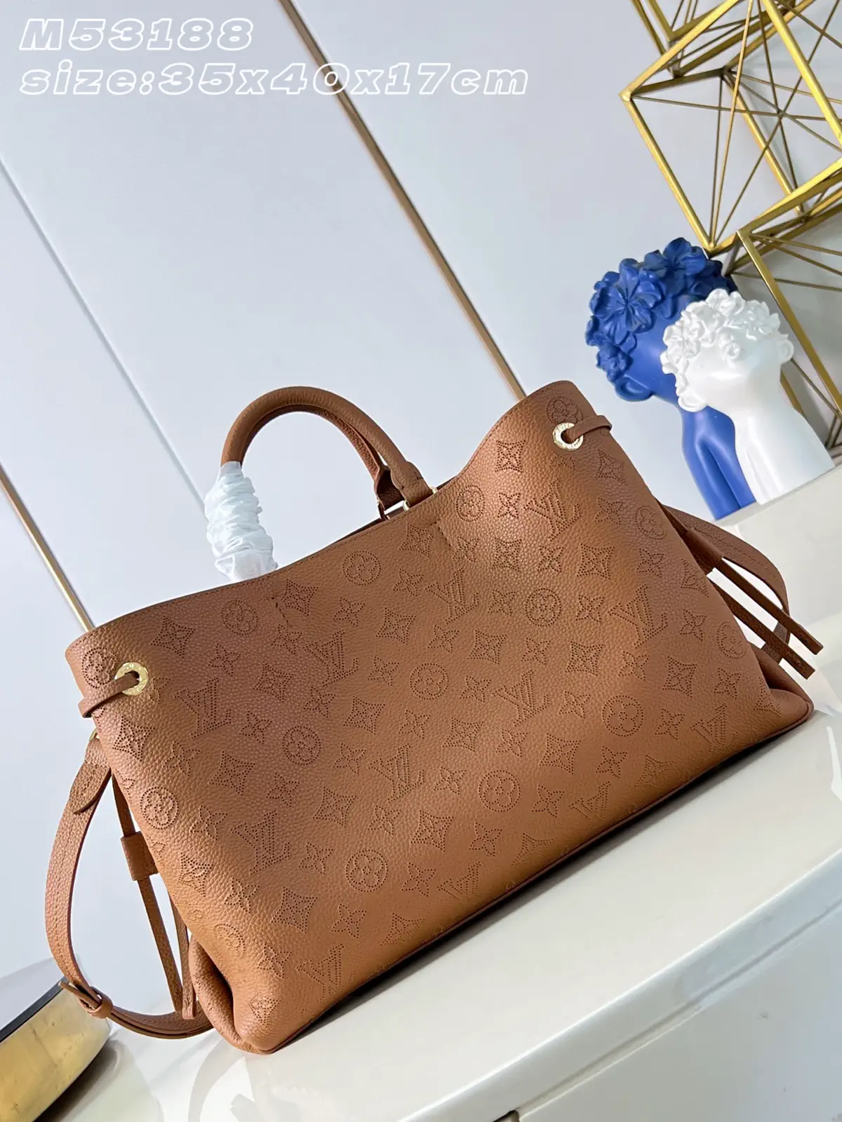 Louis Vuitton Brown Monogram Perforated Leather Bella Tote Bag image 1
