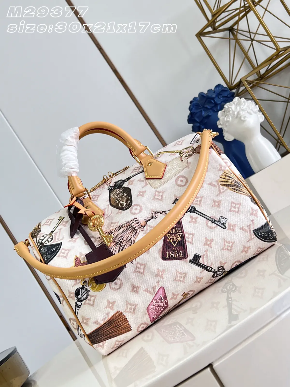 Louis Vuitton Getaway Speedy 30 Soft Printed Canvas Top Handle Bag image 1