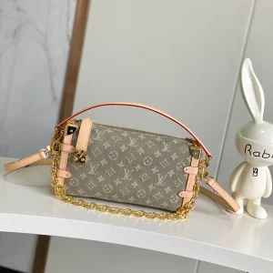 Louis Vuitton Monogram Denim Side Trunk East West Bag image 1