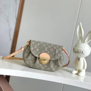Louis Vuitton Khaki Denim Monogram Sunset Bag image 1