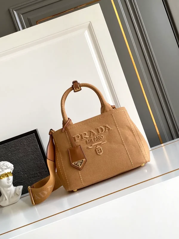 Prada Canvas Mini Top Handle Bag image 1