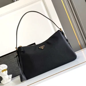 Prada Aimee Leather Hobo Shoulder Bag image 1