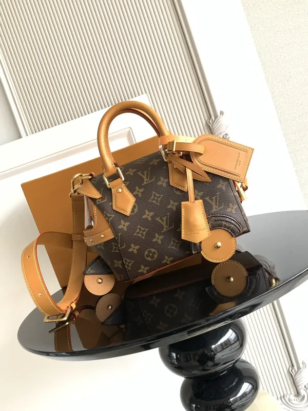 Louis Vuitton Monogram Top Handle Bag with Shoulder Strap image 1