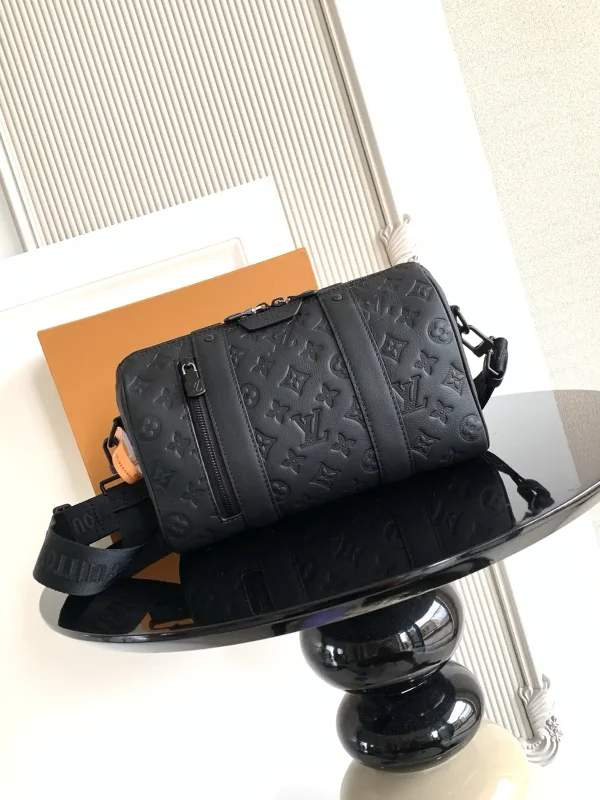 Louis Vuitton Black Embossed Monogram Crossbody Bag image 1