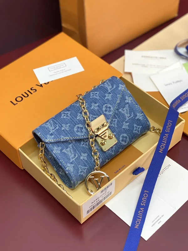 Louis Vuitton Denim Monogram Pouch Metis Belt Bag image 1