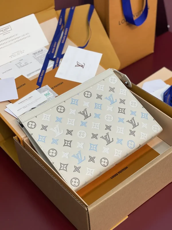 Louis Vuitton Monogram Canvas Pochette Voyage Clutch image 1
