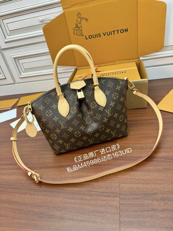 Louis Vuitton Monogram Top Handle Bag with Detachable Strap image 1