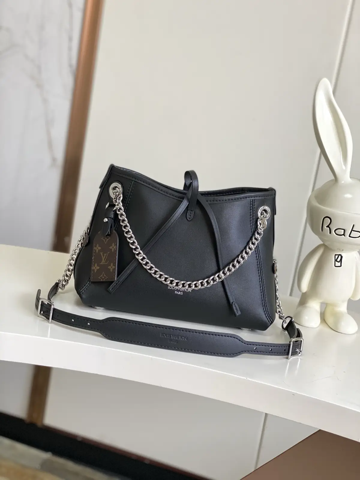 Louis Vuitton Black CarryAll BB Shoulder Bag image 1