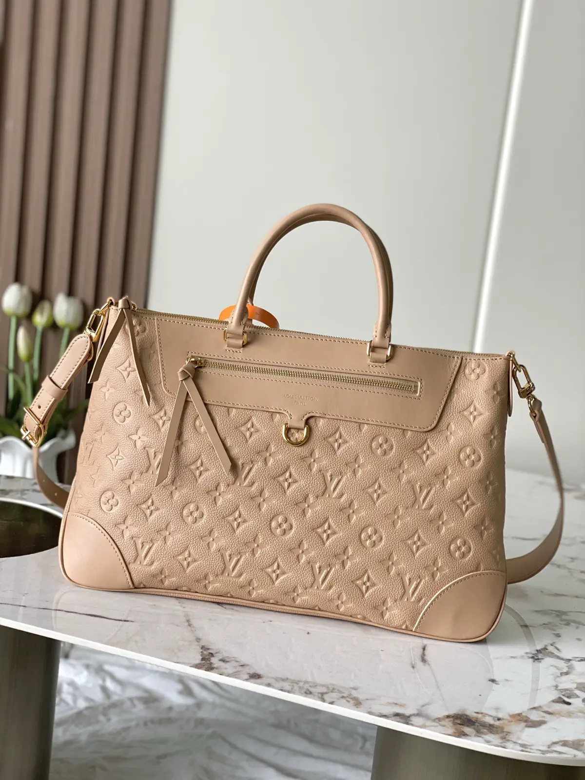 Louis Vuitton Monogram Embossed Tote Bag image 1