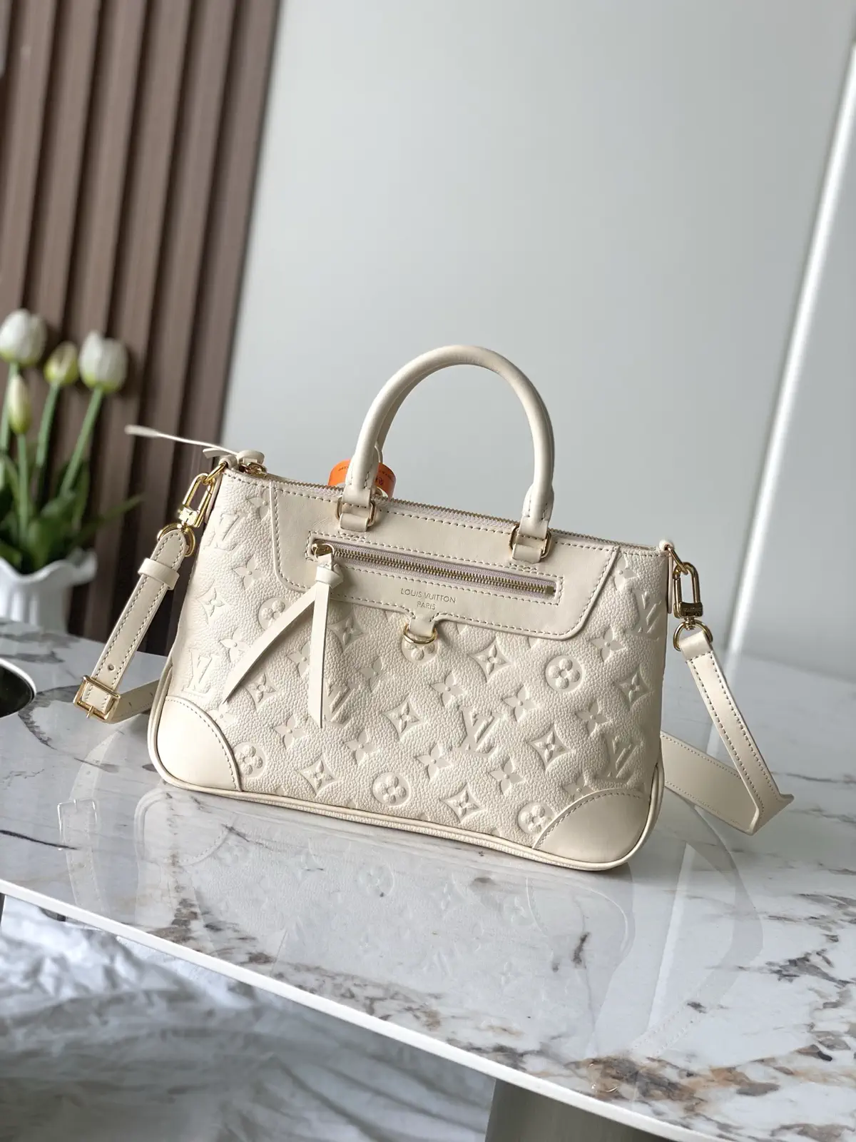 Louis Vuitton Cream Monogram Top Handle Bag image 1