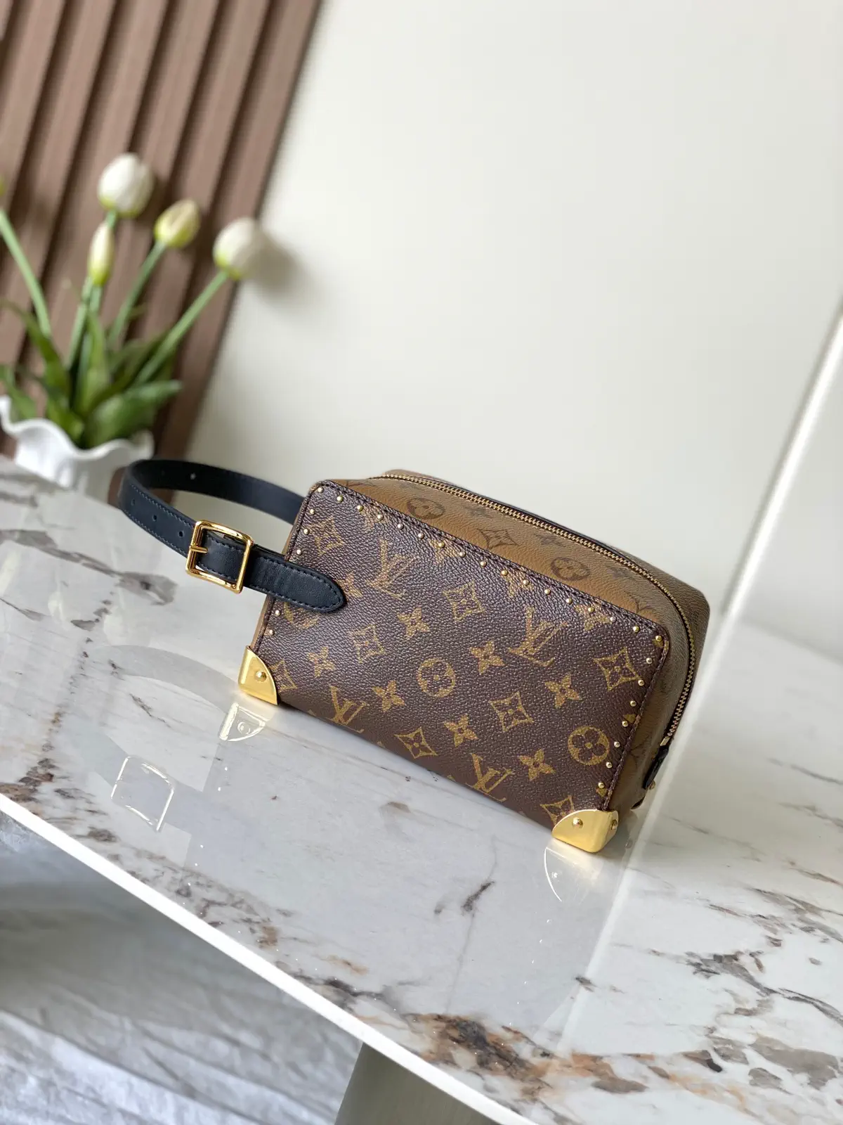 Louis Vuitton Monogram Locker Dopp Kit Bag image 1
