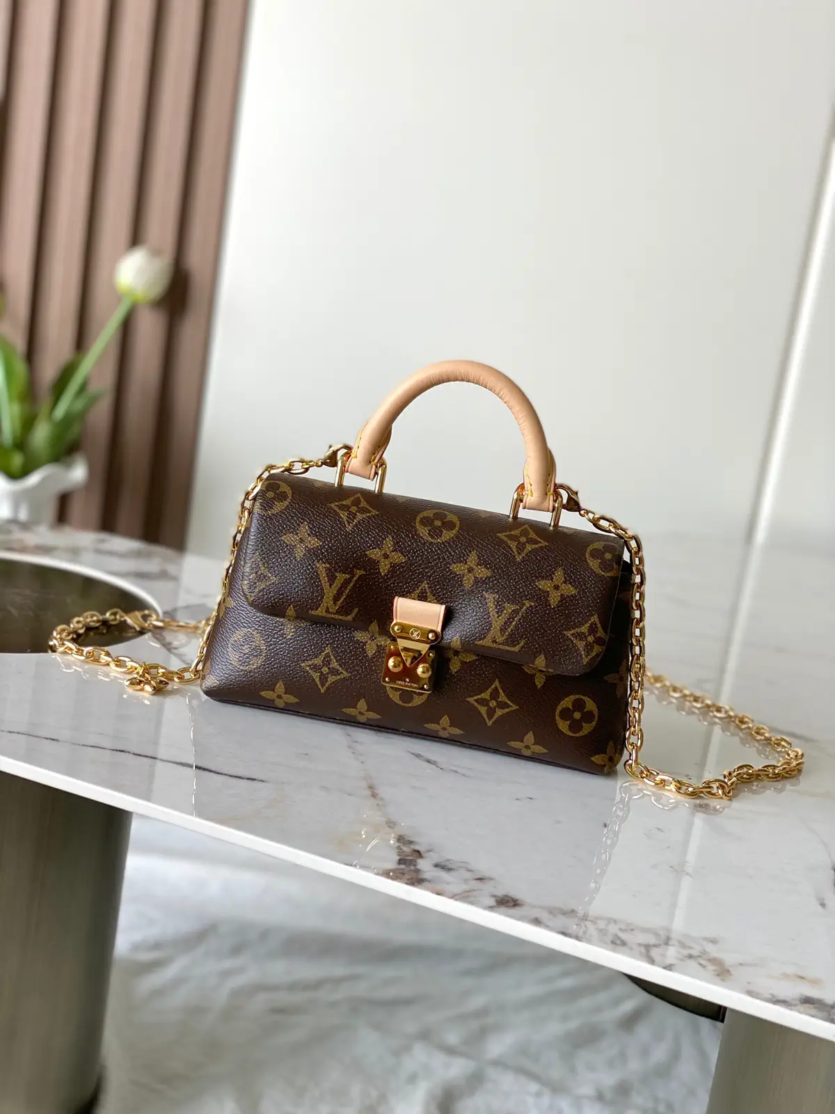Louis Vuitton Monogram Nano Madeleine Top Handle Bag image 1
