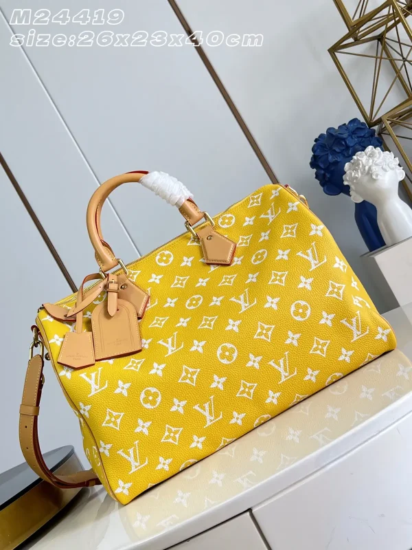 Louis Vuitton Yellow Monogram Speedy Bandoulière 40 Bag image 1
