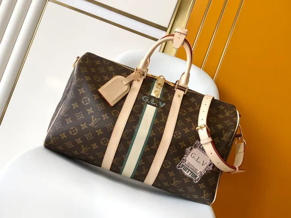 Louis Vuitton Monogram Keepall Bandoulière 45 Duffle Bag image 1