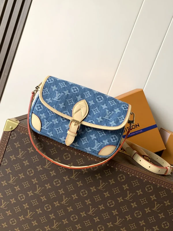 Louis Vuitton Denim Monogram Diane Shoulder Bag image 1