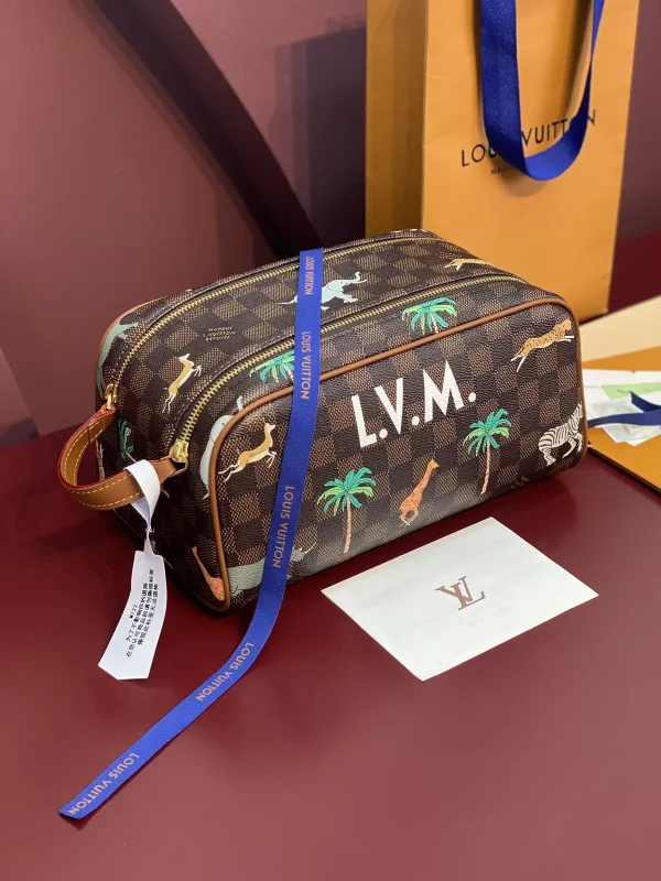 Louis Vuitton Do Kit Toiletry Bag with Animal Print image 1
