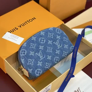 Louis Vuitton Monogram Denim Pochette Cosmétique Cosmetic Bag image 1