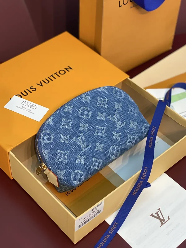 Louis Vuitton Monogram Denim Pochette Cosmétique Cosmetic Bag image 1