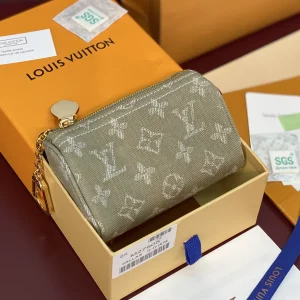 Louis Vuitton Monogram Denim Trousse Speedy Wallet image 1