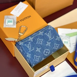Louis Vuitton Denim Monogram Trousse Speedy Wallet image 1
