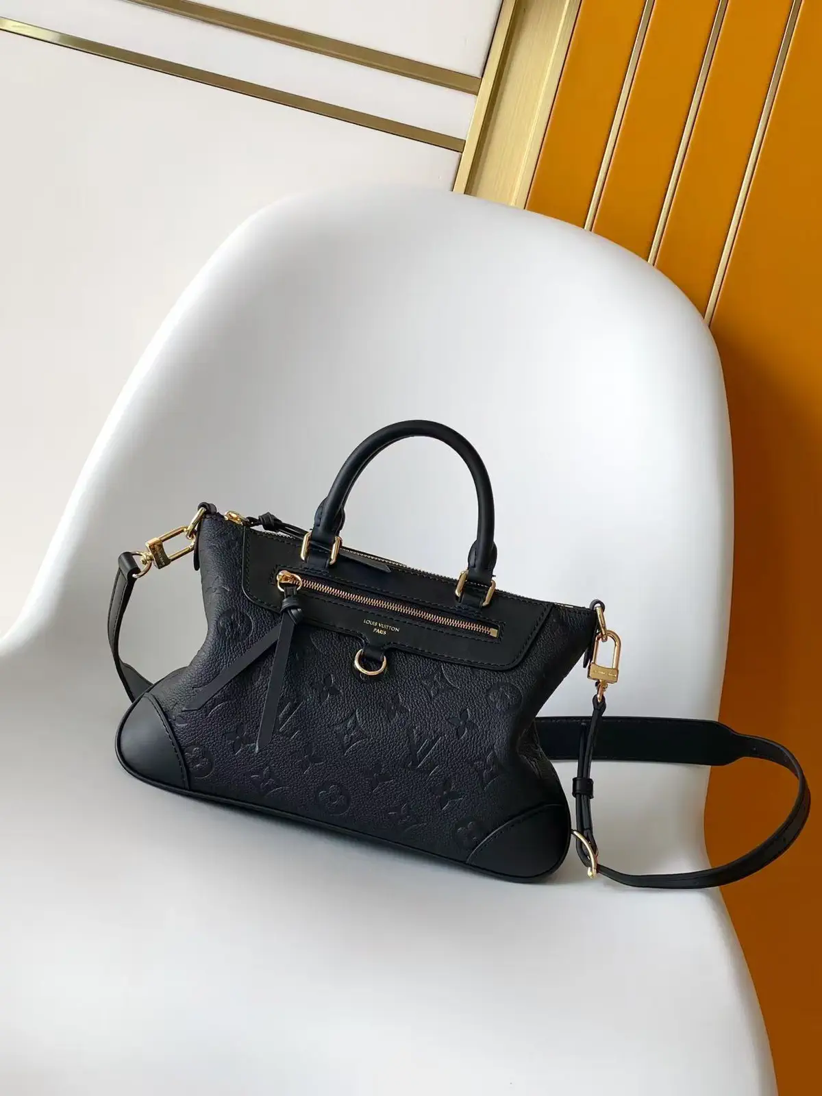 Louis Vuitton Monogram Black Top Handle Bag image 1