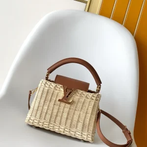 Louis Vuitton Capucines Mini Rattan Top Handle Bag image 1