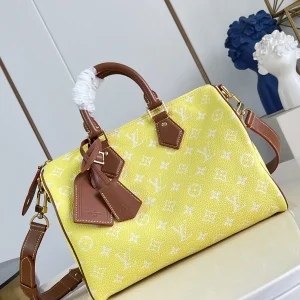 Louis Vuitton Yellow Monogram Speedy Bandoulière 30 Bag image 1