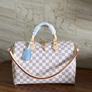Louis Vuitton Speedy Bandoulière 30 Damier Azur Top Handle Bag image 1