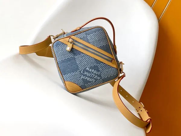 Louis Vuitton Damier Denim Chess Crossbody Bag image 1