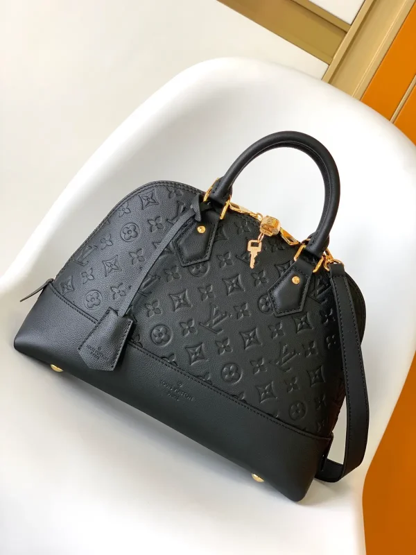 Louis Vuitton Black Monogram Empreinte Neo Alma BB Top Handle Bag image 1