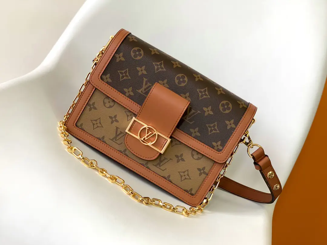 Louis Vuitton Dauphine Monogram Canvas Shoulder Bag image 1
