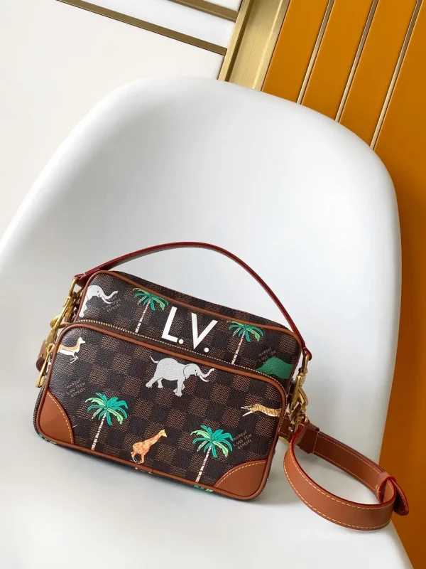 Louis Vuitton Nil Checkerboard Animal Print Crossbody Bag image 1