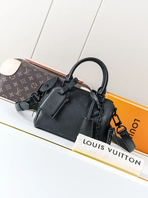 Louis Vuitton Black Monogram Speedy P9 Bandoulière 20 Top Handle Bag image 1