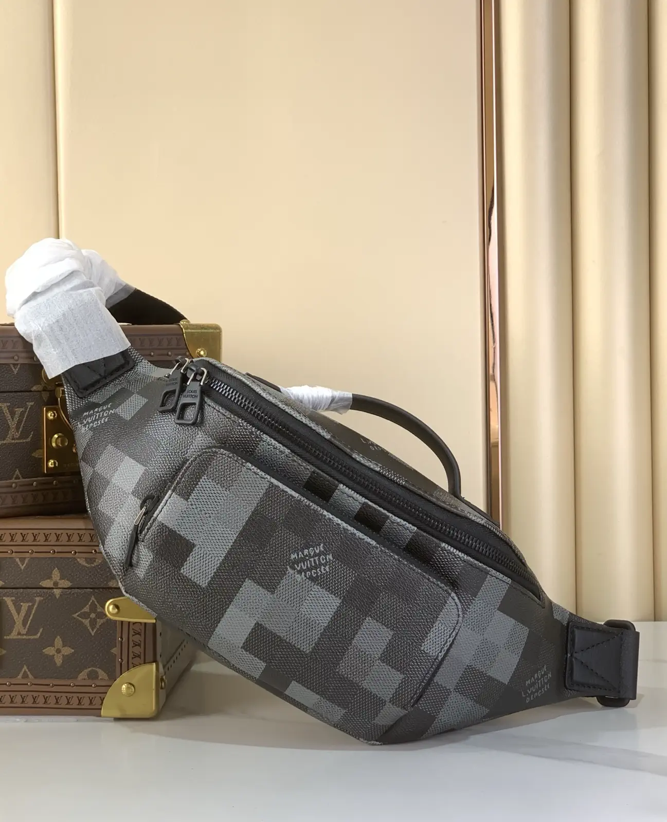 Louis Vuitton Rush Pixelated Damier Belt Bag image 1