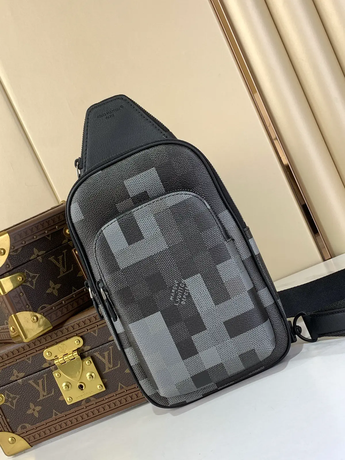 Louis Vuitton Damoflage Canvas Sling Avenue Bag image 1