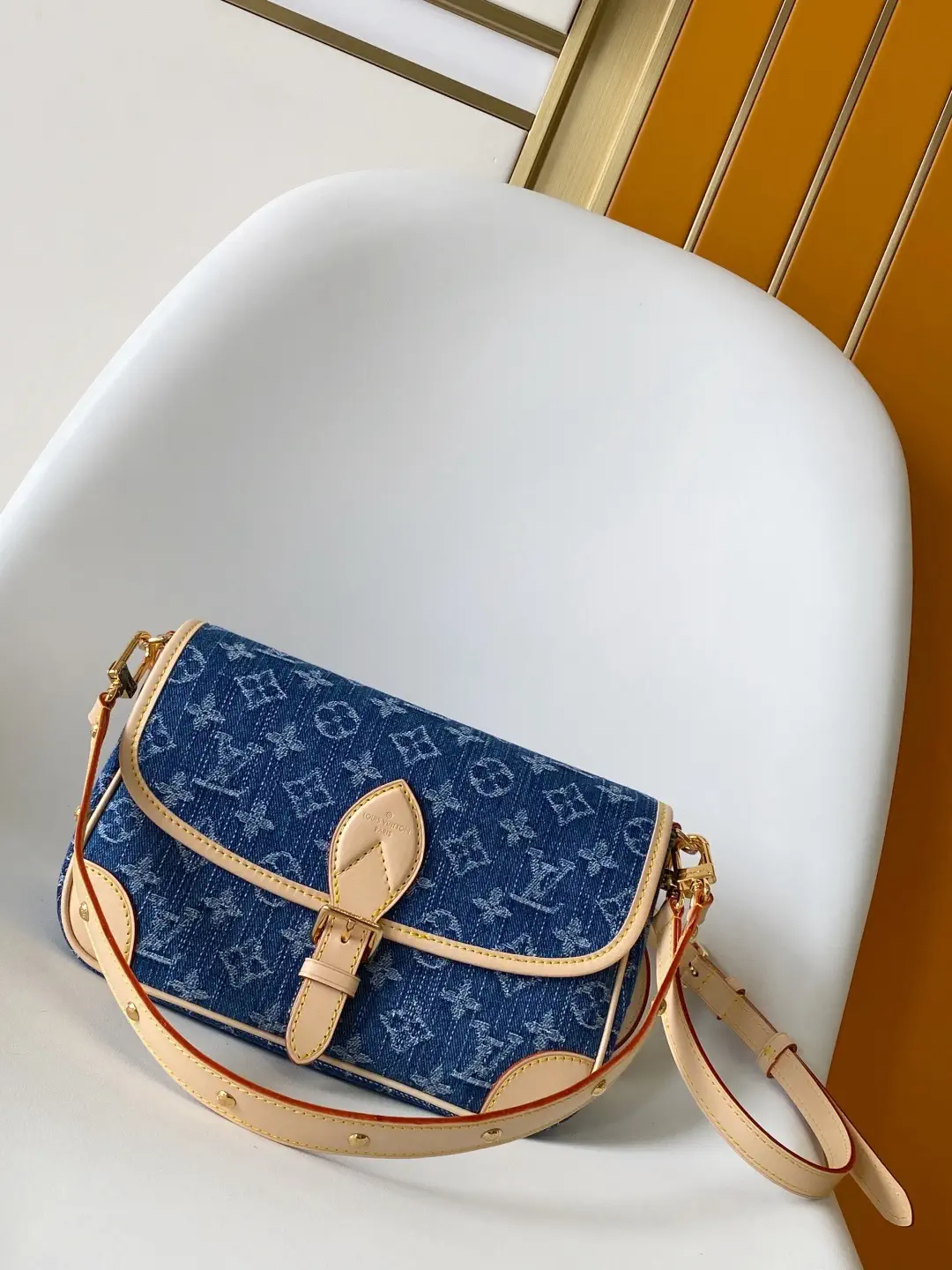 Louis Vuitton Diane Monogram Denim Shoulder Bag image 1