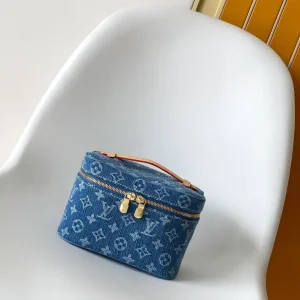 Louis Vuitton Nice Mini Denim Monogram Vanity Bag image 1