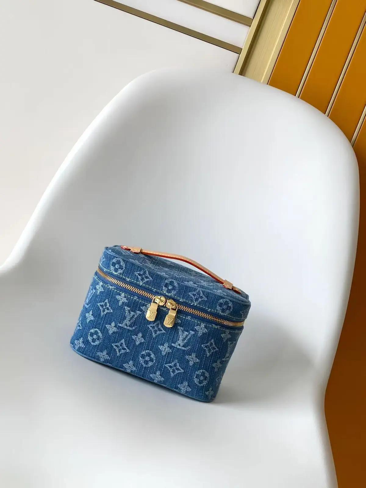 Louis Vuitton Nice Mini Denim Monogram Vanity Bag image 1