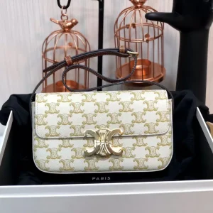 CELINE Triomphe Monogram Shoulder Bag image 1