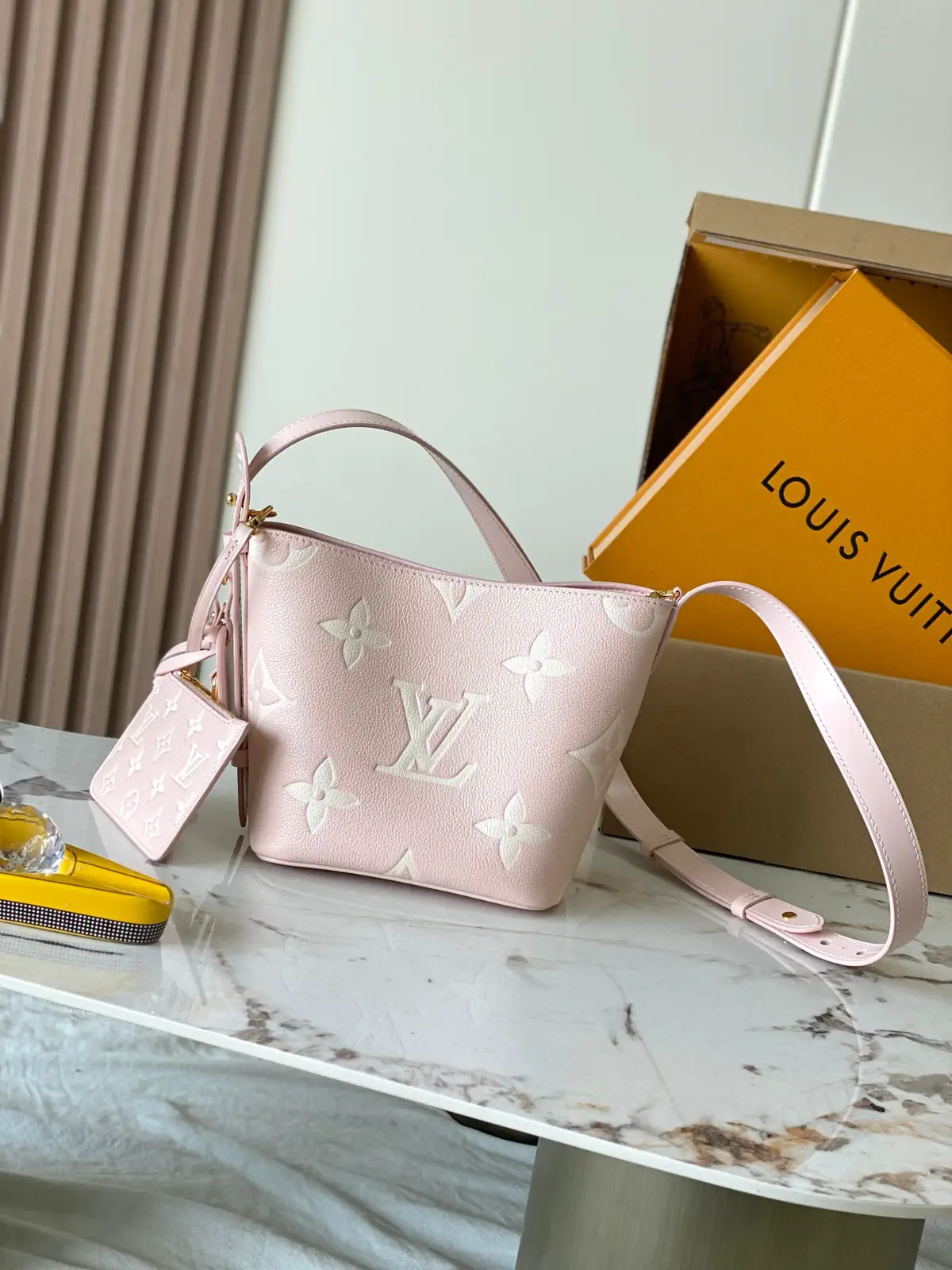 Louis Vuitton Light Pink Monogram All In BB Bag image 1