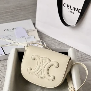 CELINE Folco Saddle Crossbody Bag image 1