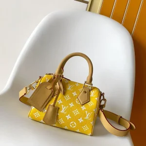 Louis Vuitton Yellow Monogram Speedy P9 Bandoulière 20 Top Handle Bag image 1
