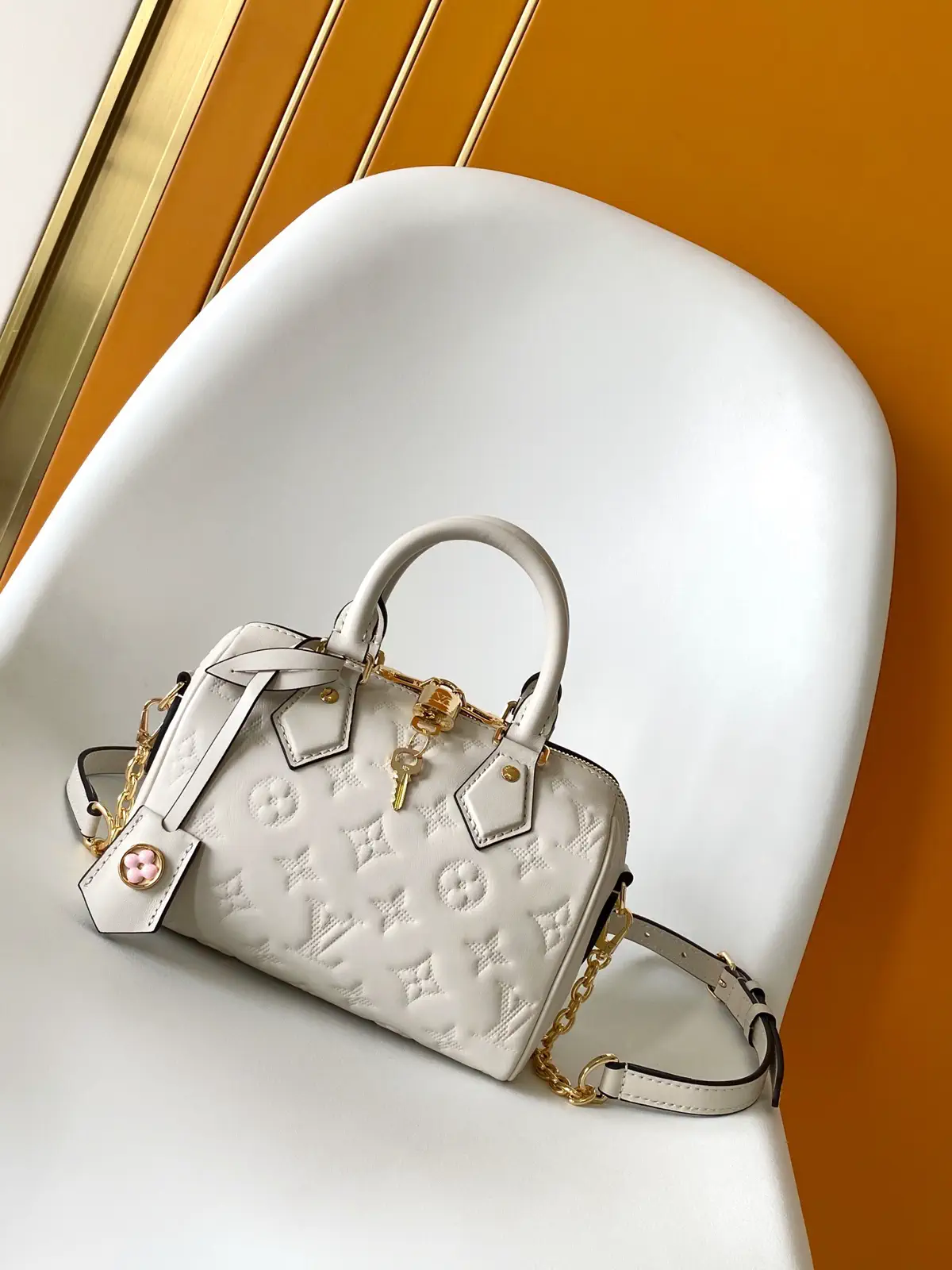 Louis Vuitton Speedy Bandoulière 20 Monogram Empreinte Top Handle Bag image 1