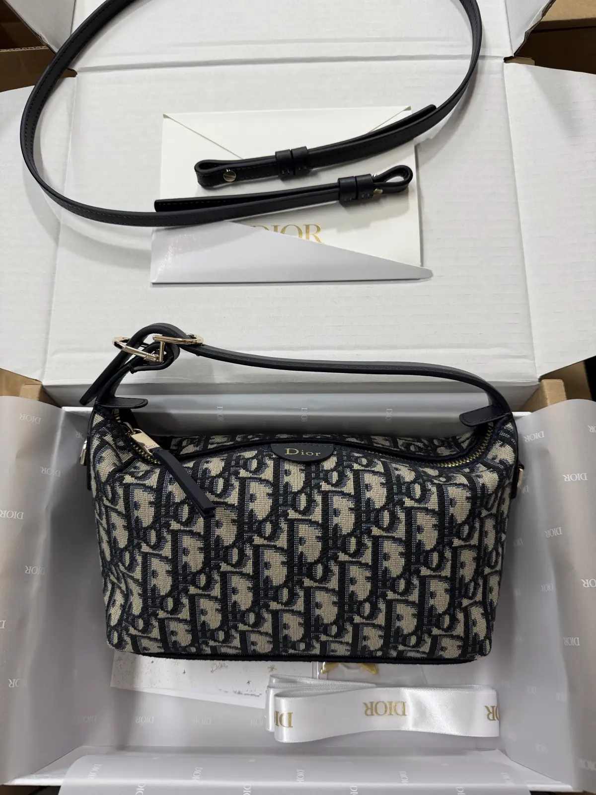 Dior Oblique Monogram Shoulder Bag image 1
