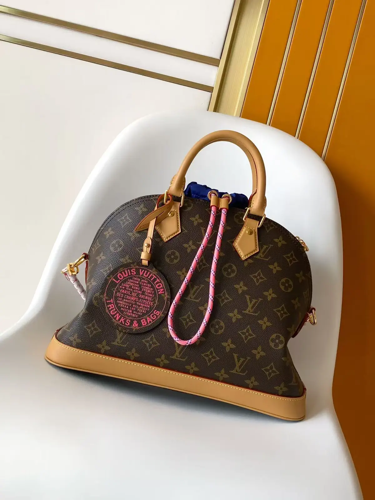 Louis Vuitton Alma Soft MM Monogram Canvas Top Handle Bag image 1