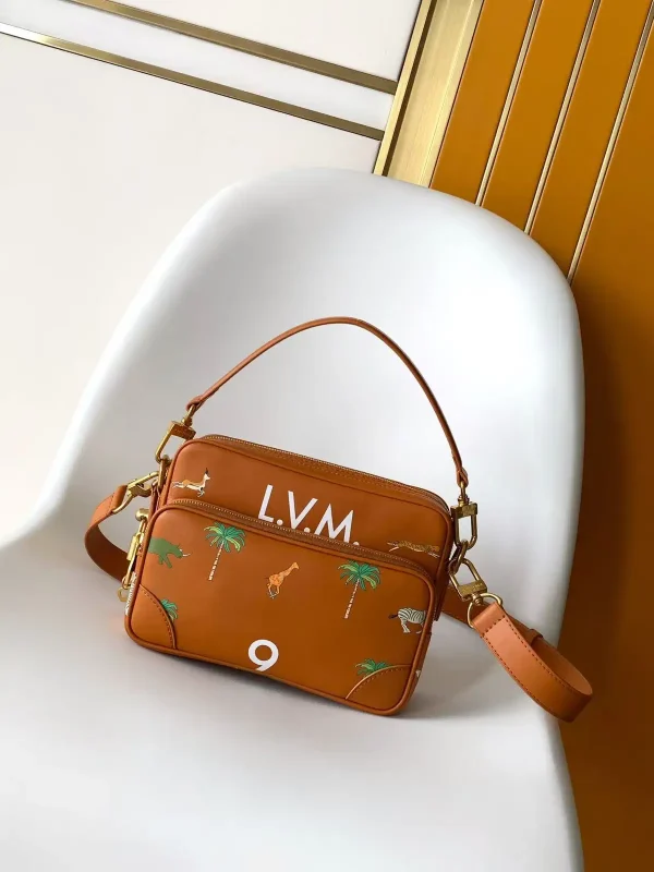 Louis Vuitton Nil Crossbody Bag with Animal and Palm Tree Print image 1