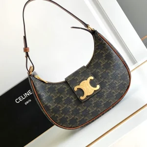 CELINE Ava Triomphe Monogram Shoulder Bag image 1