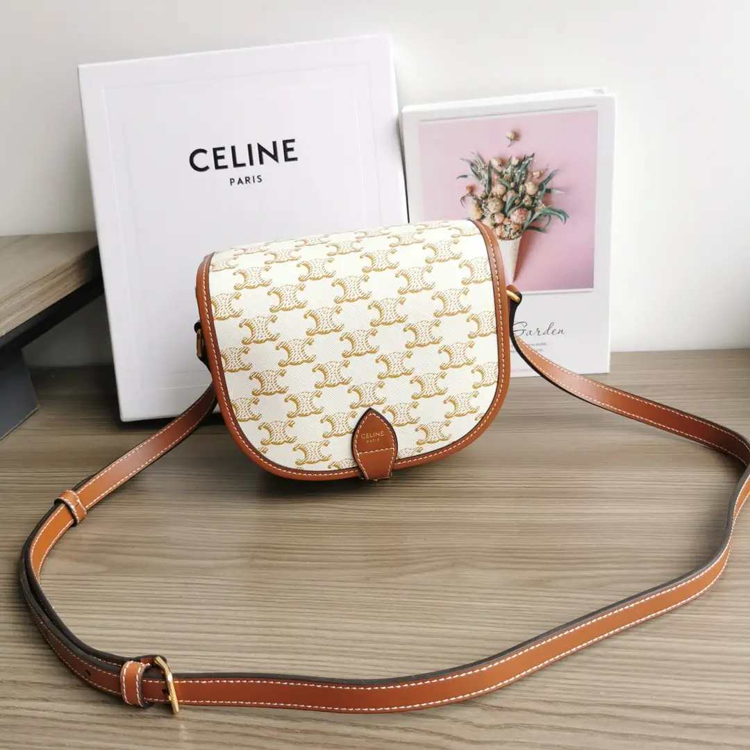 CELINE Folco Monogram Crossbody Bag image 1