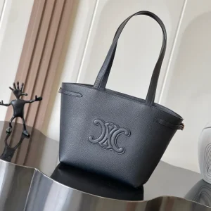 CELINE CABAS ANAÏS Small Grained Calfskin Tote Bag image 1